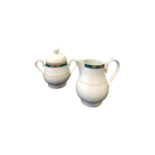 Noritake Legendary Green Milk Jugs x2