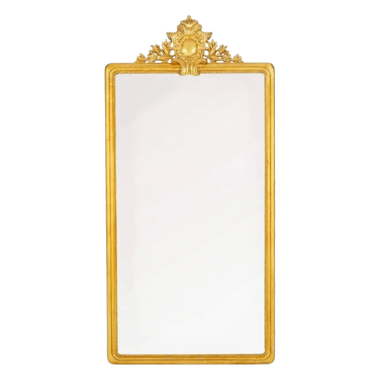 Lyla Ornate Gold Floor Mirror, 230 cm