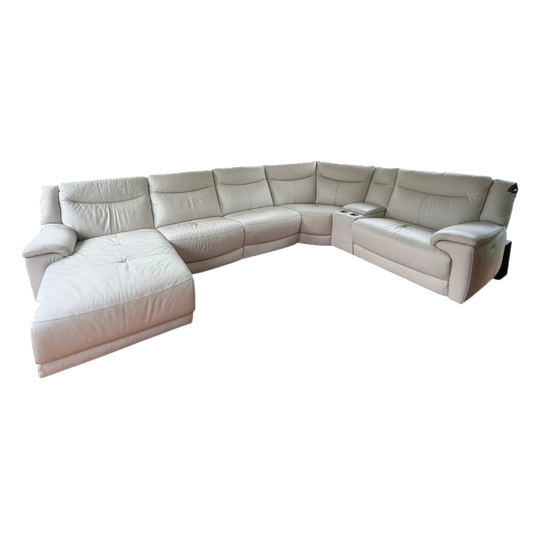 Nick Scali Alpa Corner Modular Leather Lounge