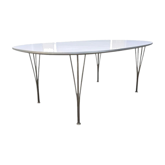 Superellipse Dining Table by Piet Hein, Bruno Mathsson & Arne Jacobsen for Fritz Hansen