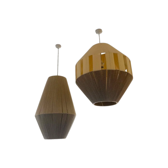 Pop & Scott Dream Weaver Pendant Light Shades — Pair, Hand-Woven