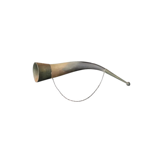 Antique German Powder Horn Circa 1776 | Horn and Brass