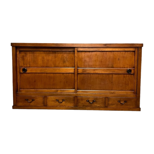 Antique Japanese Sideboard From Gifu- Cypress | Meiji