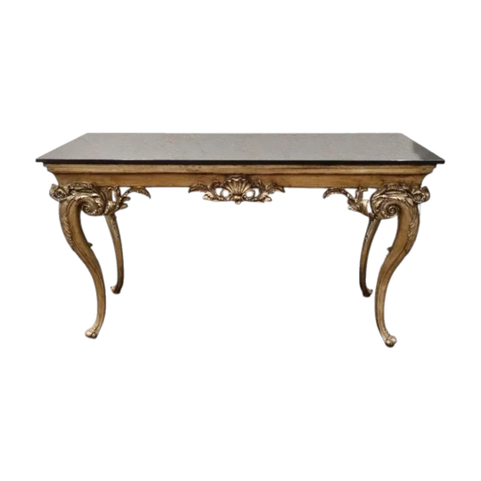 French Provincial Ornate Hall Console Table