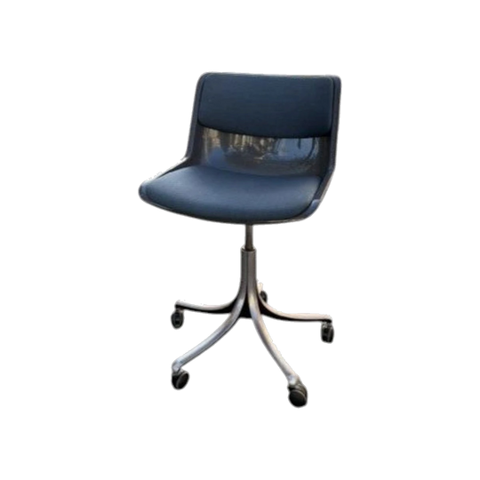 Osvaldo Borani for Tecno Modus Chair in Mid Blue