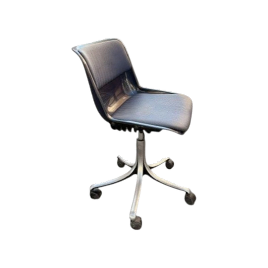 Osvaldo Borsani for Tecno Modus Chair in Dark Blue