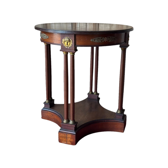 Vintage Empire Revival Lamp Table
