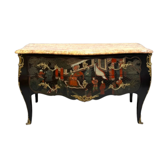 Outstanding French 19th Century Chinoiserie Style Commode