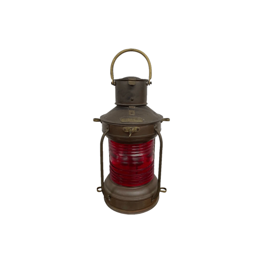 Vintage copper and Brass ships Signal lantern