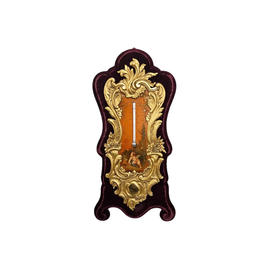 French Antique Louis XV Style Desk / Table Thermometer