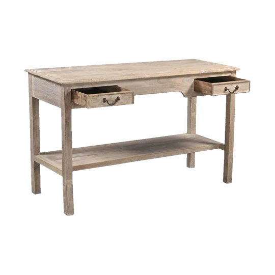 2 DRAWER KTCHEN ISLAND TABLE