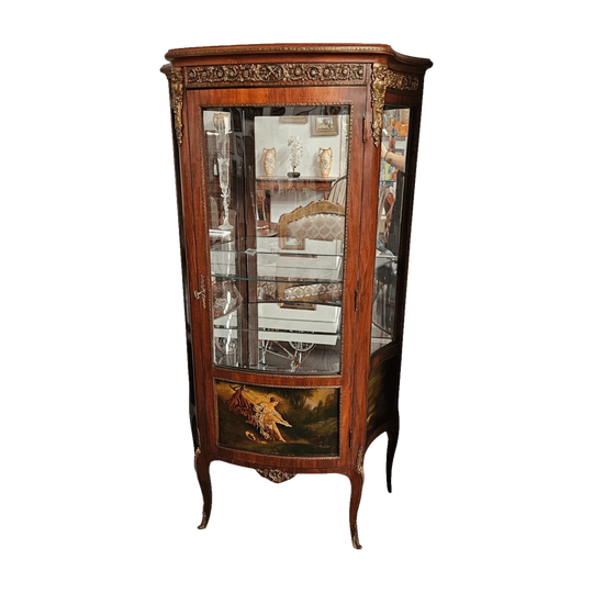Vintage Louis XVth Style Vitrine