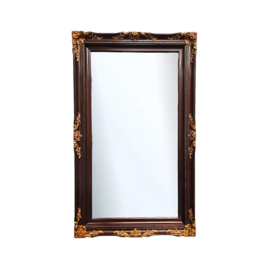 Vintage Bevelled Edge Gilded Wooden Mirror