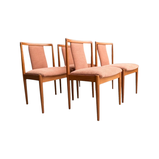 Fully Restored Parker T-Back Number 88 Dining Chairs Set of 4 - Terracotta (Rediscover)