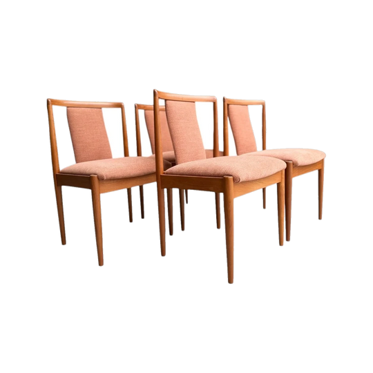 Fully Restored Parker T-Back Number 88 Dining Chairs Set of 4 - Terracotta (Rediscover)