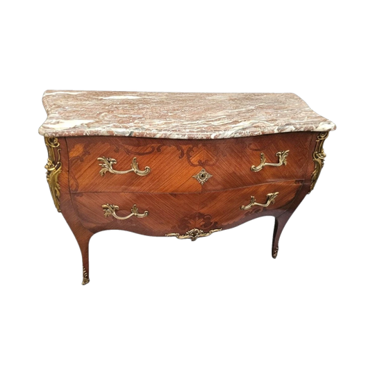Louis XVth Style Marble Top Commode