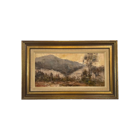 John Angus Australian Oil On Canvas Painting