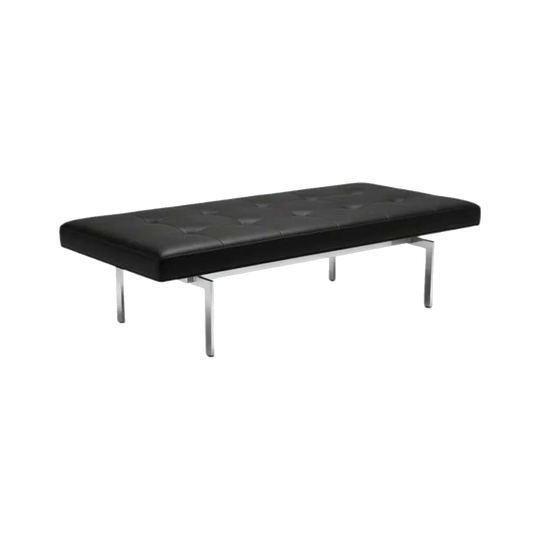 Classic Leather Gallery Bench - Le Corbusier Style