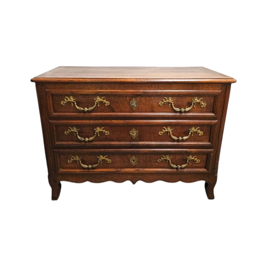 Louis XVth Style Oak Chest of Drawers