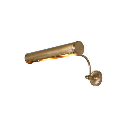 Barclay Wall Art Light in Antique Brass