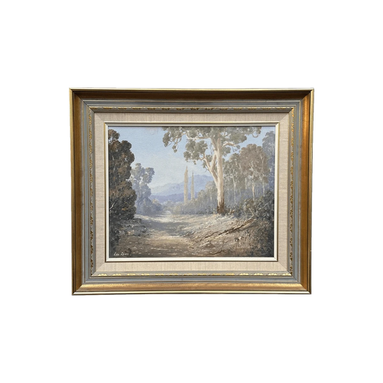 Les Rees 1914-2001 Misty Morn at Bright oil painting