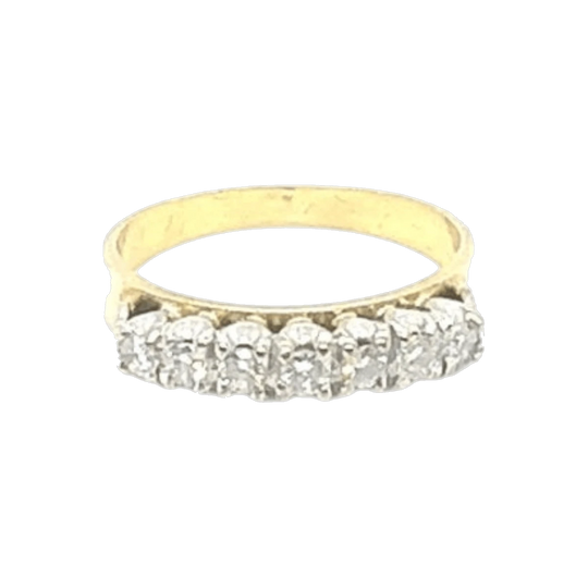 20th Century 18ct diamond eternity ring