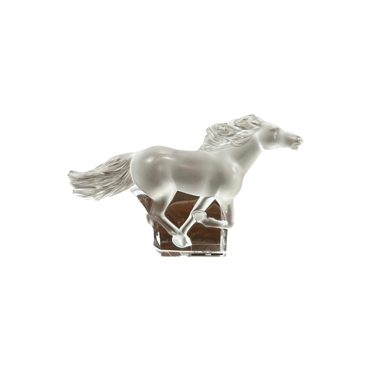 Lalique Kazak galloping horse c.2000