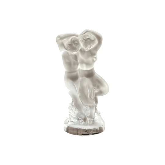 Lalique Pan and Diana dancing nudes c.2000