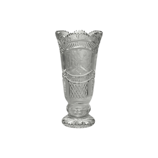 Early 20th century cut crystal celery vase c.1910