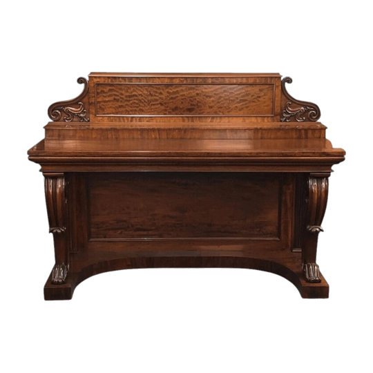 19th-Century English Mahogany Console Table, c.1860
