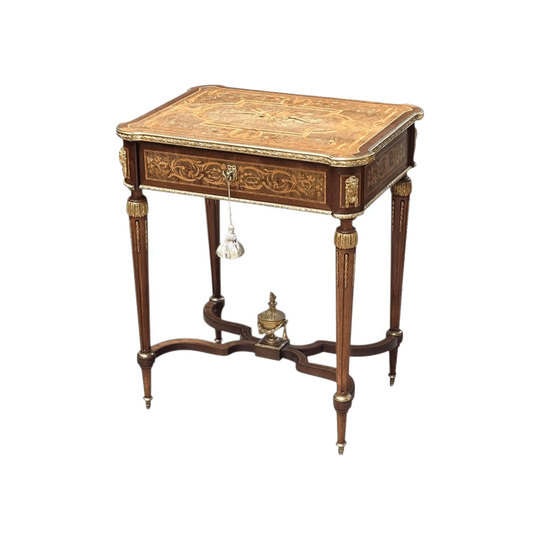 French Napoleon III Jewellery Table by Tahan, Paris c.1860