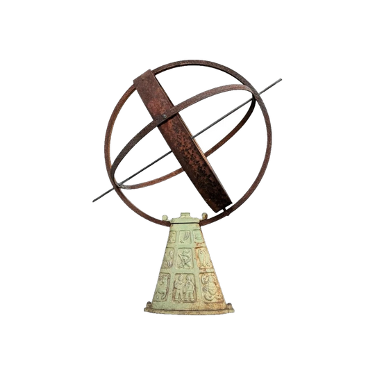 Early 20th Century Antique Swedish Armillary Sphere Sundial by AB Aronsson & Söner