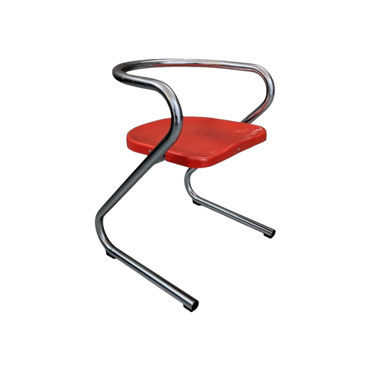 Vintage Lindau & Lindekrantz Chair for Lammhults Sweden Circa 1970s