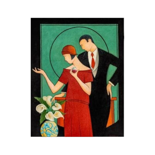 Art Deco Style Painting