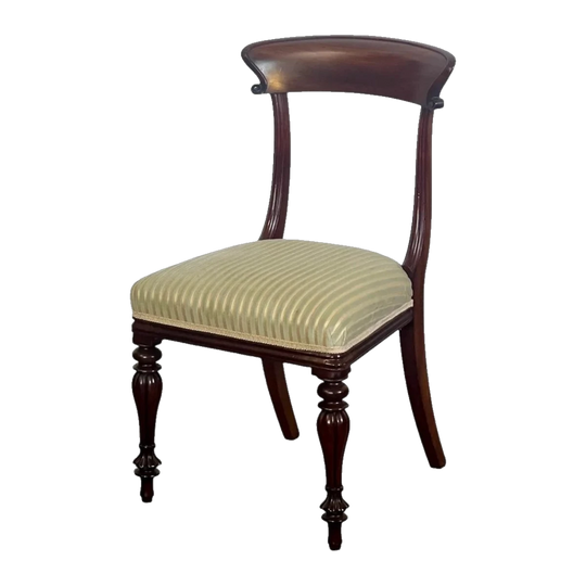 Set of 6 Antique English early Victorian Mahogany