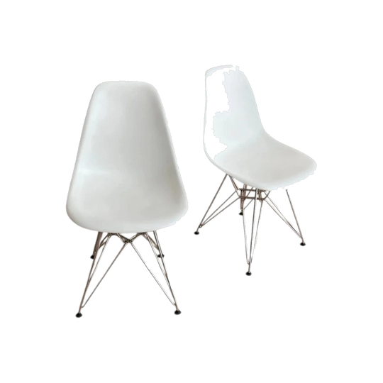 Eames DSR Plastic Side Chairs (Genuine)