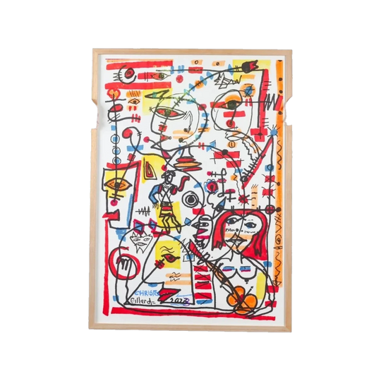 Human Circuit, 2023, Framed – Christo Gillard