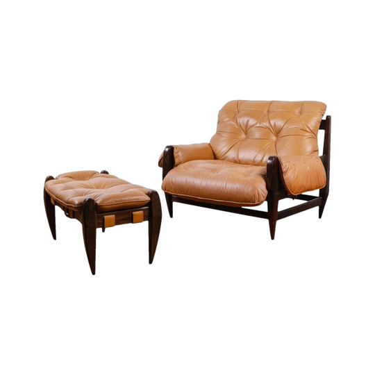 Jean Gillon “Rodeio” Armchair and Ottoman