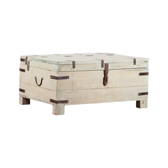 Vintage Indian Storage Trunk Coffee Table – Eco Village Collection