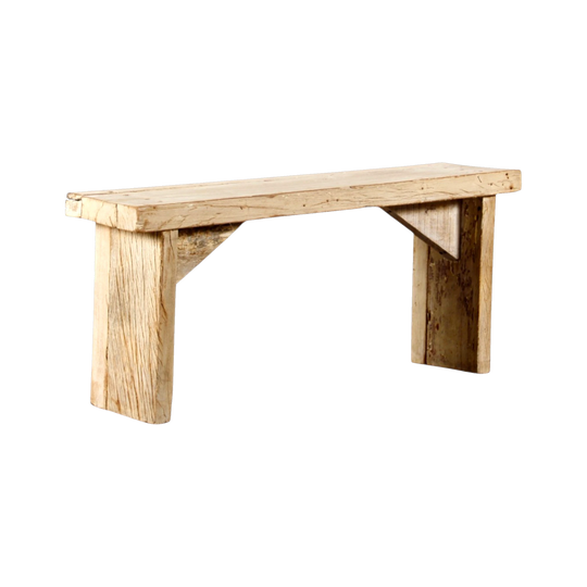 Vintage Indian Recycled Timber Bench Seat – Eco Village Collection