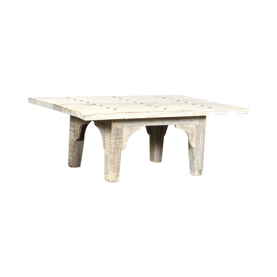 Vintage Indian Raw Wood Coffee Table – Eco Village Collection