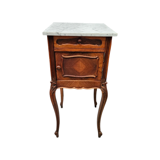 Louis XV Style Marble Top Single Bedside