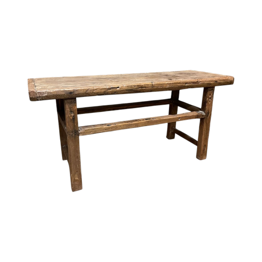 Vintage Chinese Bench, Recycle Elm