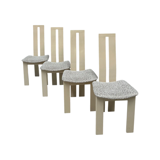 Pietro Costantini Dining Chairs Italy 1980s (set of four)