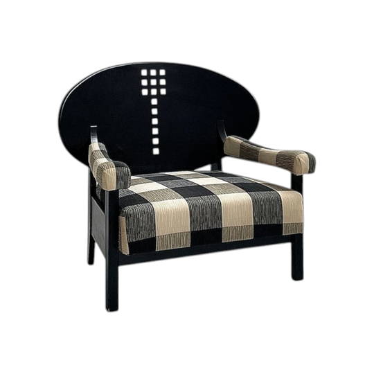 Charles Rennie Mackintosh 871 'Dug-Out' Chair, Designed 1917, Mvsevm/Alivar Italy, Stained Ash with Mother-of-Pearl Inlays