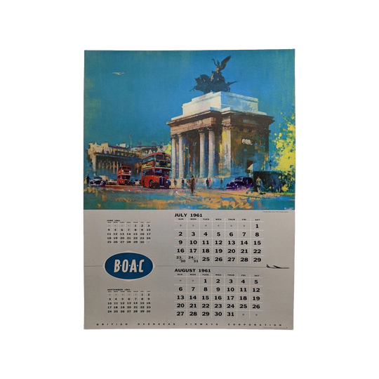 B.O.A.C A Koala Calender January 61'