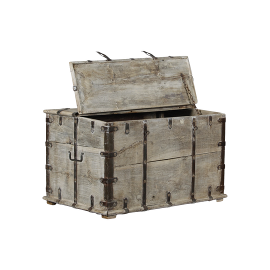 VINTAGE Indian Storage Trunk Coffee Table - Eco Village Collection