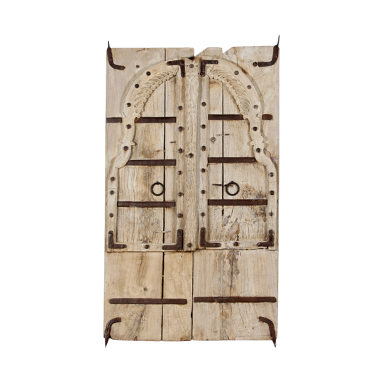 Vintage Indian Raw Door Panel - Eco Village Collection