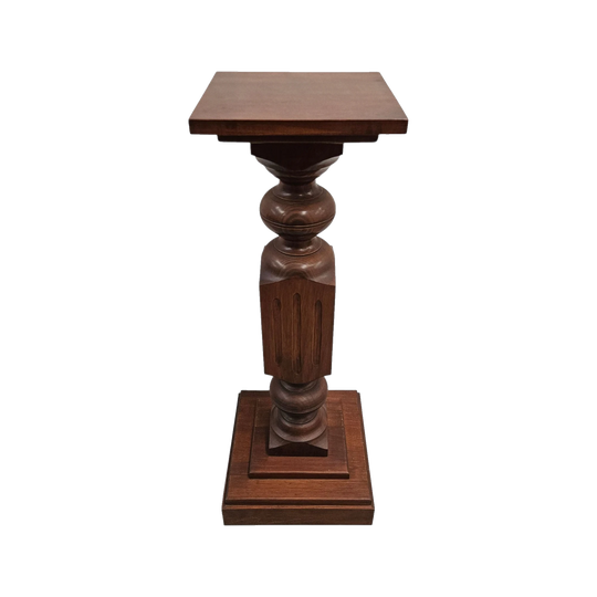 Stunning Antique Walnut Pedestal