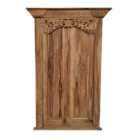 Balinese Recycled Teak Arch Door